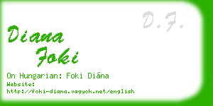 diana foki business card